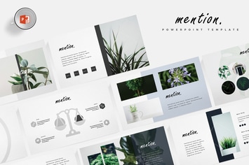 Mention - Powerpoint Template