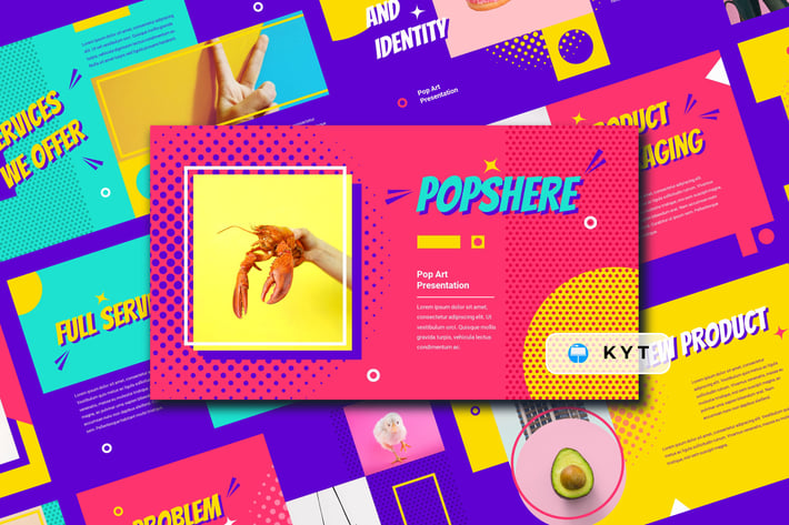 POPSPHERE - Pop Art Keynote Template