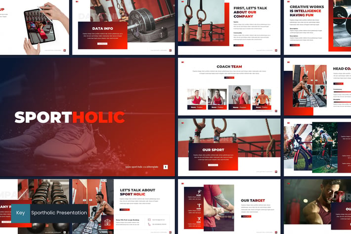 Sportholic - Keynote Template