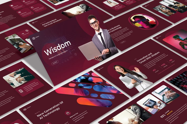 Wisdom Keynote Templte