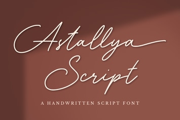 Astallya - Signature Font
