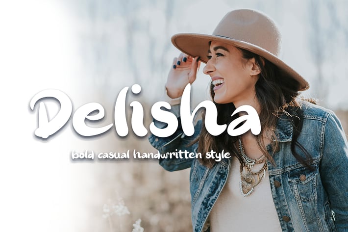 Delisha - Handwritten Font