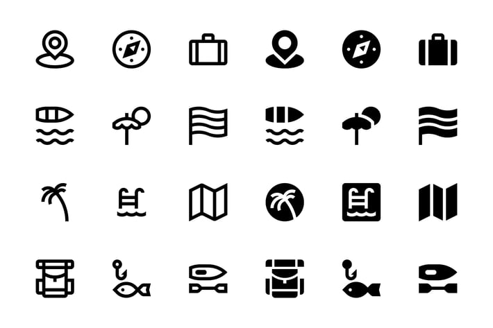 32 Travel icons