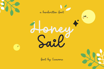 Honeysail -  Monoline Cute Script Font
