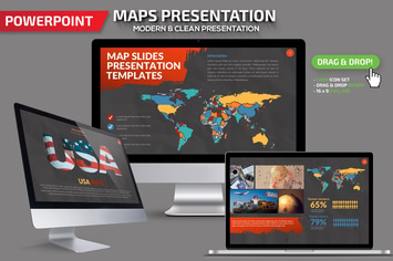Map Powerpoint Template