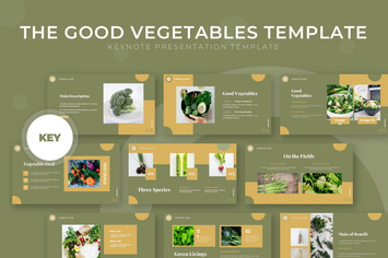 The Good Vegetables - Keynote Template