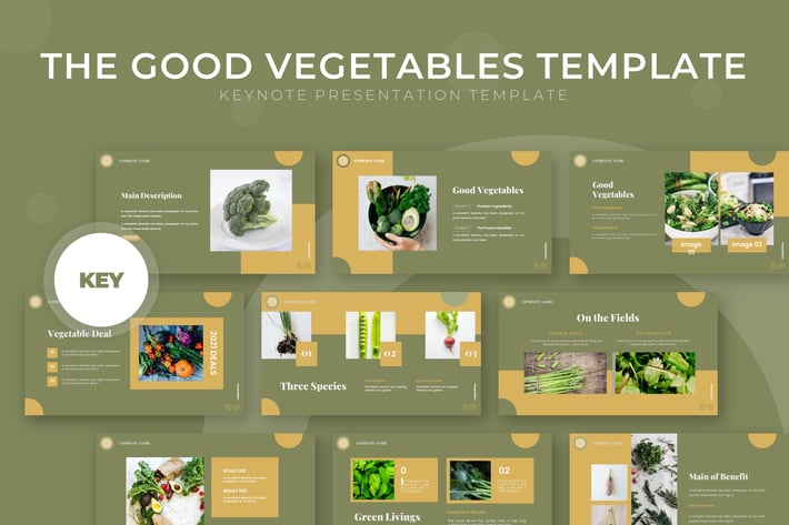 The Good Vegetables - Keynote Template
