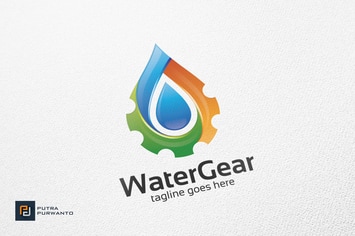 Water Gear - Logo Template