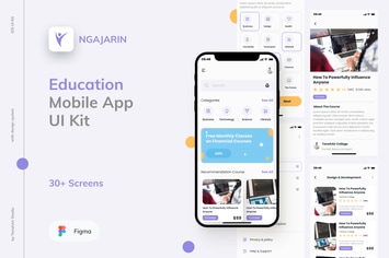 Muridnya - Education Mobile UI Kit
