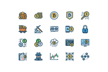 20 Bitcoin icons