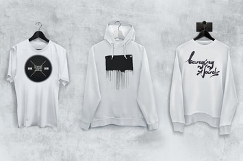 T-Shirt Sweatshirt Hoodie Mockup Set