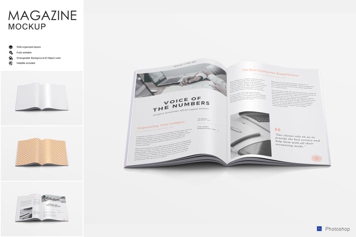 A4 Magazine Mockup
