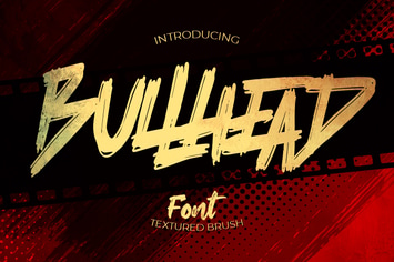 Bullhead - bold Brush Font