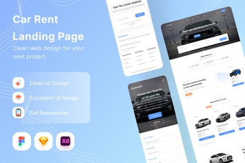 Car Rent Landing Page