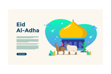 Eid Al-Adha Illustration Concept