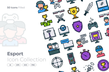 Esport Filled Icon