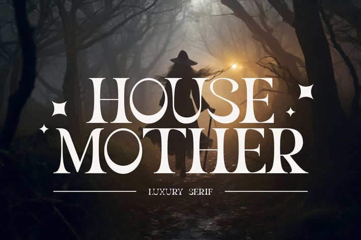  House Mother Luxury Serif Font