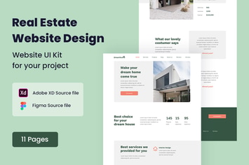 Real Estate - Website Design Template
