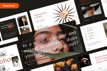MAGNOLIA - Stylish & Elegant Powerpoint Template 