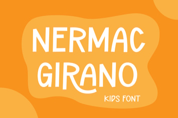 Nermac Girano - Comic & Kids Font