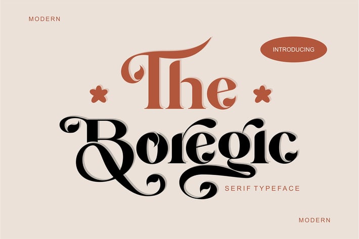 The Boregic Display Serif