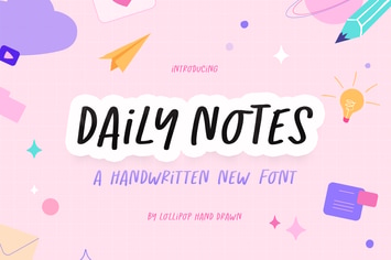 Daily Notes Font