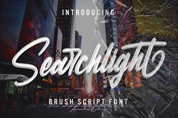 Searchlight - Script Font