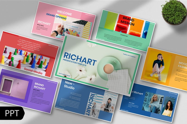Rechart Creative Powerpoint Template
