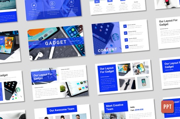 Gadget Presentation Template - (PPT)