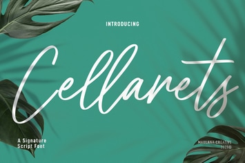 Cellarets Signature Script Font