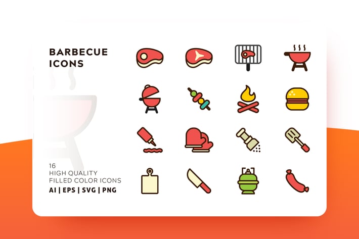 AWR BARBECUE & GRILL FILLED COLOR