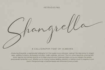 Shangrella Wedding Calligraphy