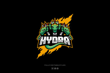 Hydra Sports and E-sports Style Logo