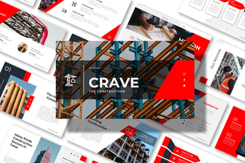 CRAVE - Construction Business Presentation Keynote