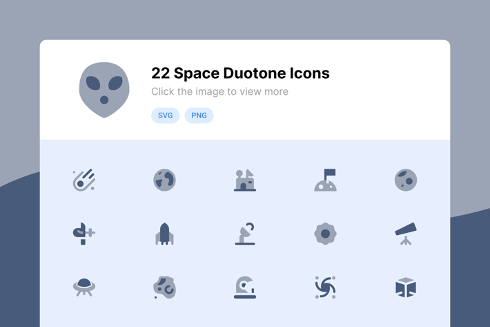 Space Duotone Icons