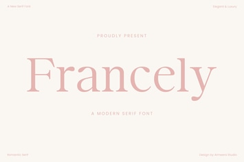 Francely - Serif font