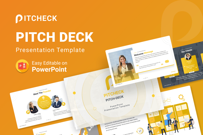 Pitcheck – Pitch Deck PowerPoint Template