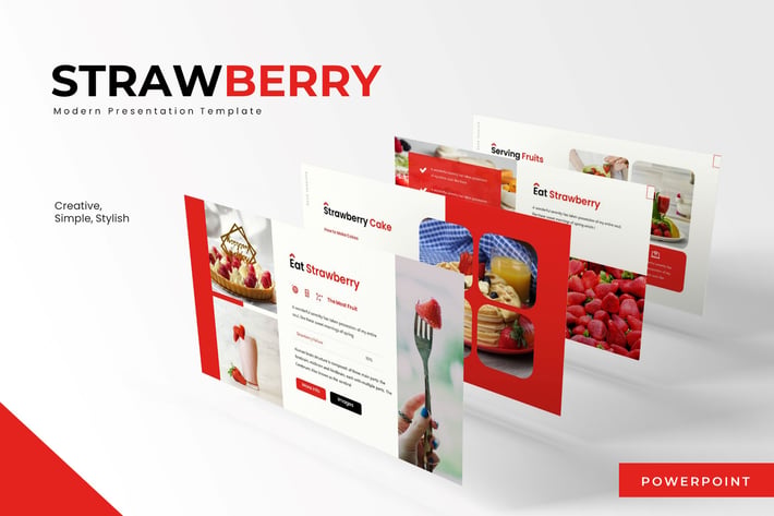 Strawberry - Powerpoint Template
