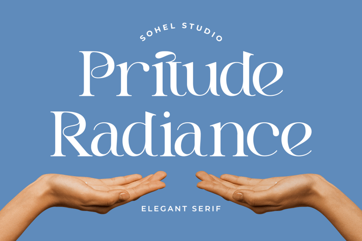 Pritude Radiance - Elegant Branding Serif