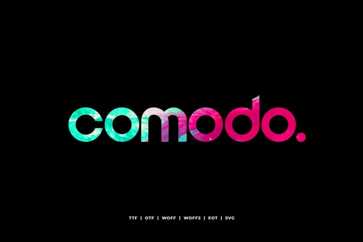 Comodo - Display Typeface + WebFonts