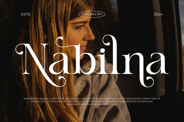 Nabilna Elegant Serif Typeface