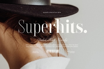 Superhits - Didot Font Family