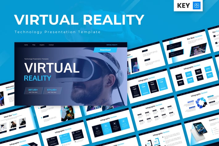 Virtual Reality - Technology Keynote Templates