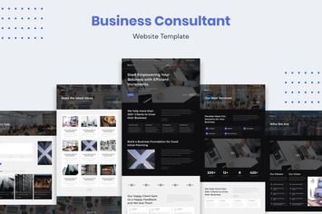 Business Consultant Website Template