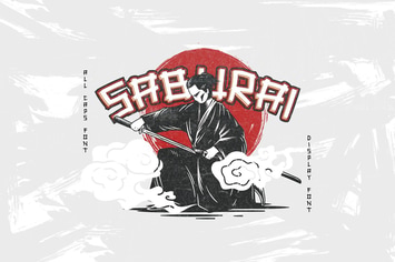 SABURAI - Japanese Font Style