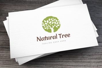 Natural Tree Logo Template