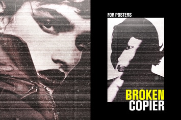 Damaged Paper Photocopy Poster Photo Effect
