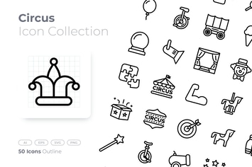 Circus Outline Icon