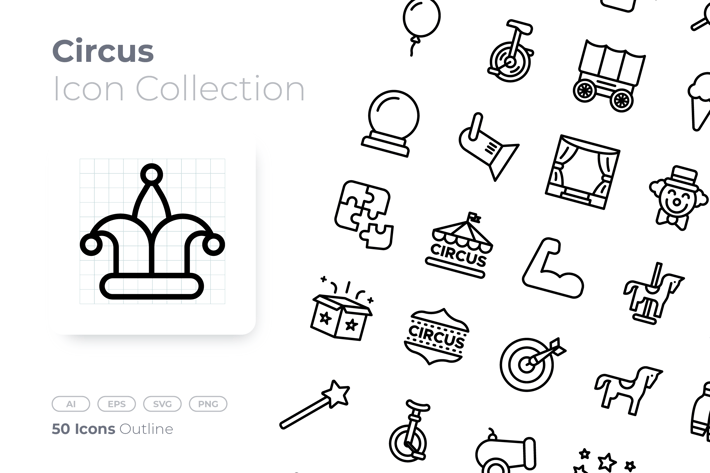 Circus Outline Icon