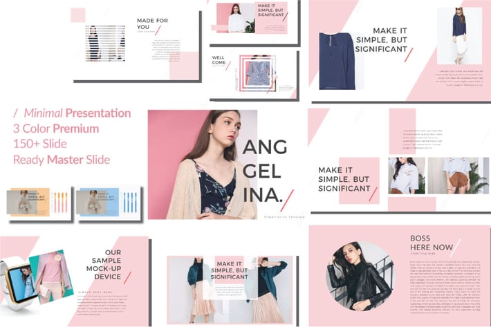 Anggelina Stylish Powerpoint